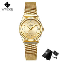 Luxury Diamond Rose Gold Bracelet Watch
