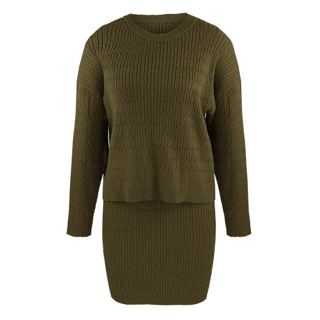 Two-piece Dress Casual Sweater