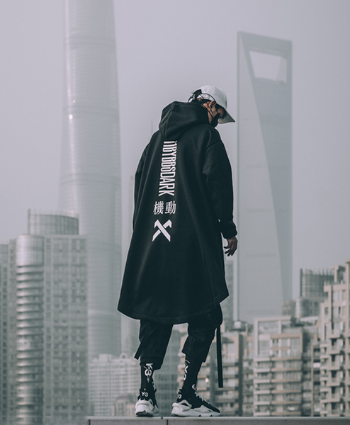 Oversize Long Cloak Hip Hop Gothic Outwear