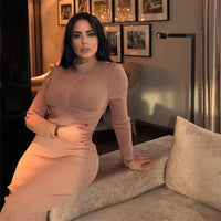 Long Sleeve Bandage Dress