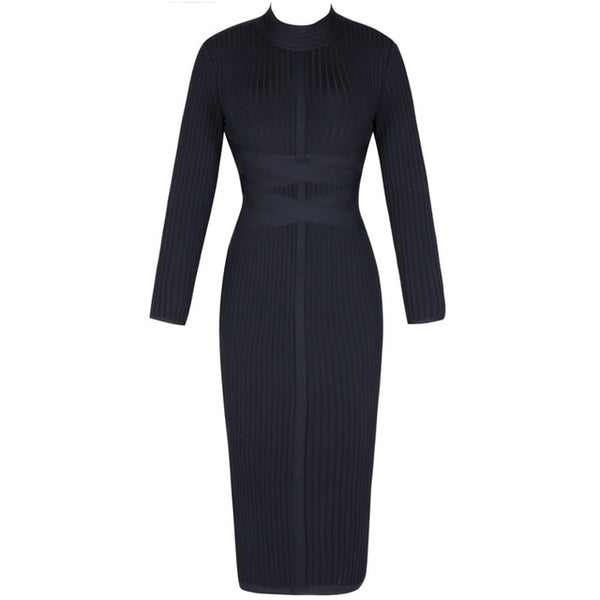 Long Sleeve Bandage Dress Urbanz Clothes Long Sleeve Bandage Dress Urbanz Clothes