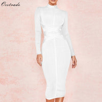 Long Sleeve Bandage Dress