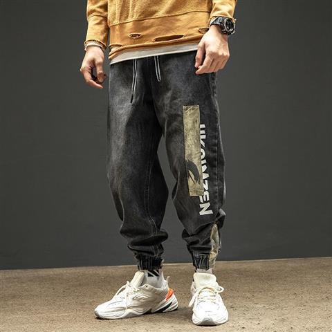 Multi-pocket jogger cargo pants elastic