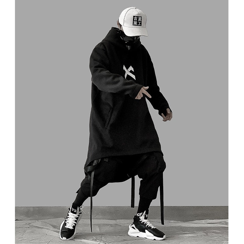 Oversize Long Cloak Hip Hop Gothic Outwear