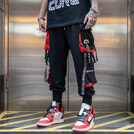 Hip Hop Black Cargo Pants joggers