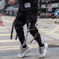Hip Hop Black Cargo Pants joggers