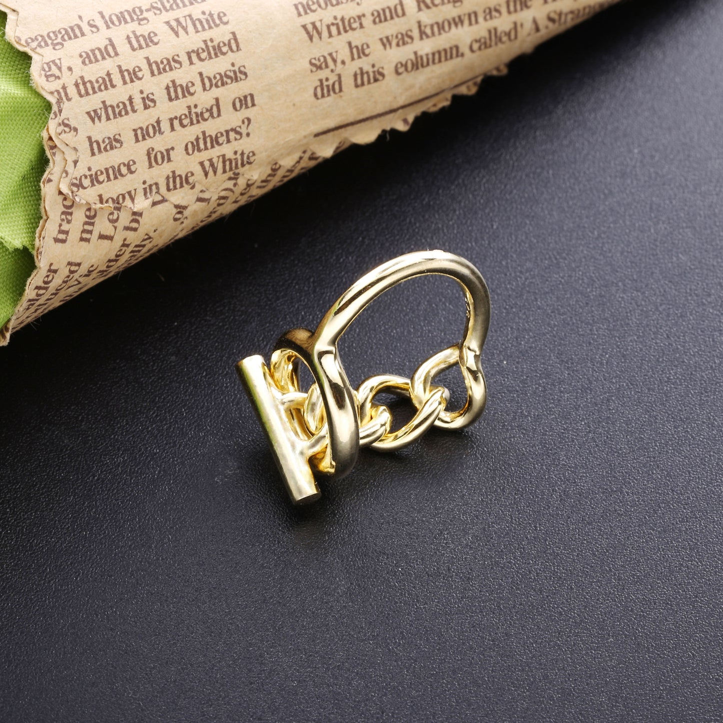 Sterling Silver Rope Chain Ring