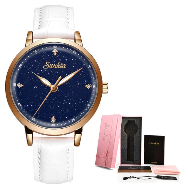 Ultra-thin Calendar Week Quartz Watch