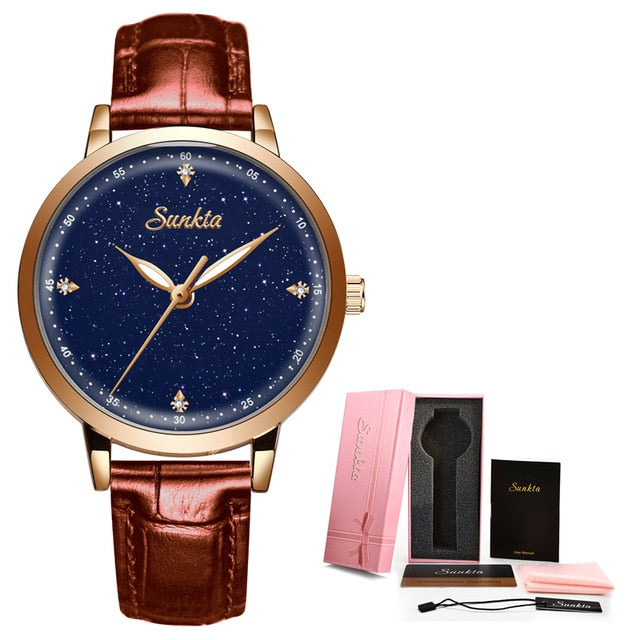 Ultra-thin Calendar Week Quartz Watch