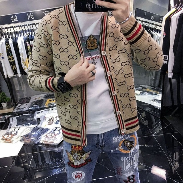 New Men's Fashion Long-Sleeved British Style Jacket