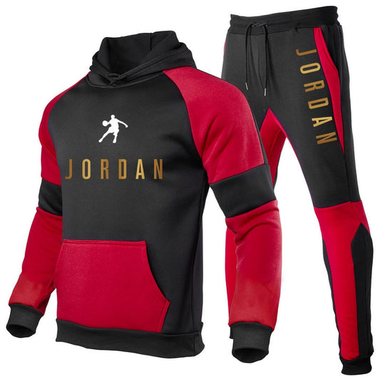 Tracksuit Hoodie Two Pieces + Pants Sports
