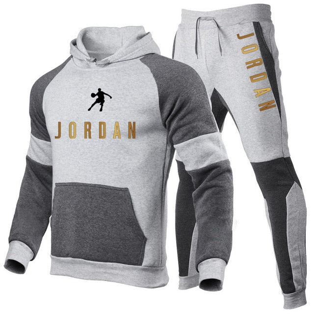 Tracksuit Hoodie Two Pieces + Pants Sports