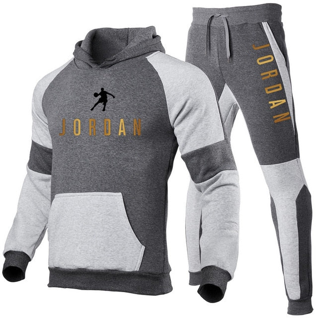 Tracksuit Hoodie Two Pieces + Pants Sports