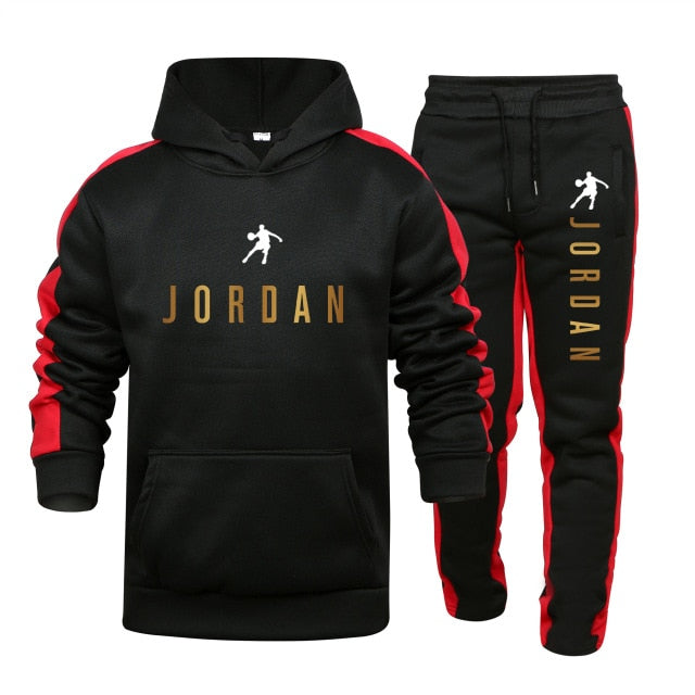 Tracksuit Hoodie Two Pieces + Pants Sports
