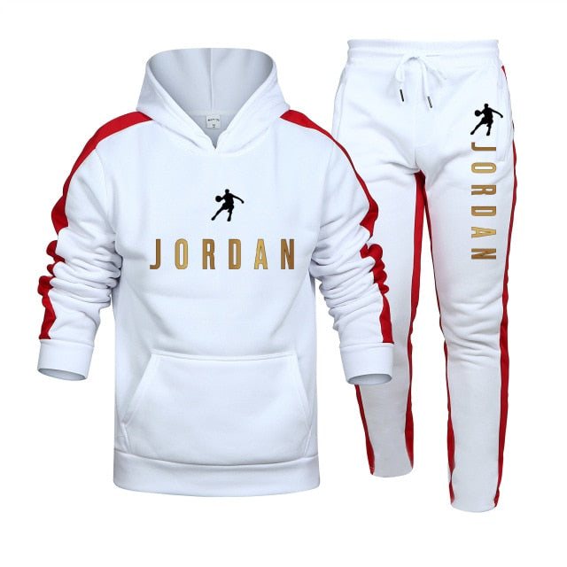 Tracksuit Hoodie Two Pieces + Pants Sports