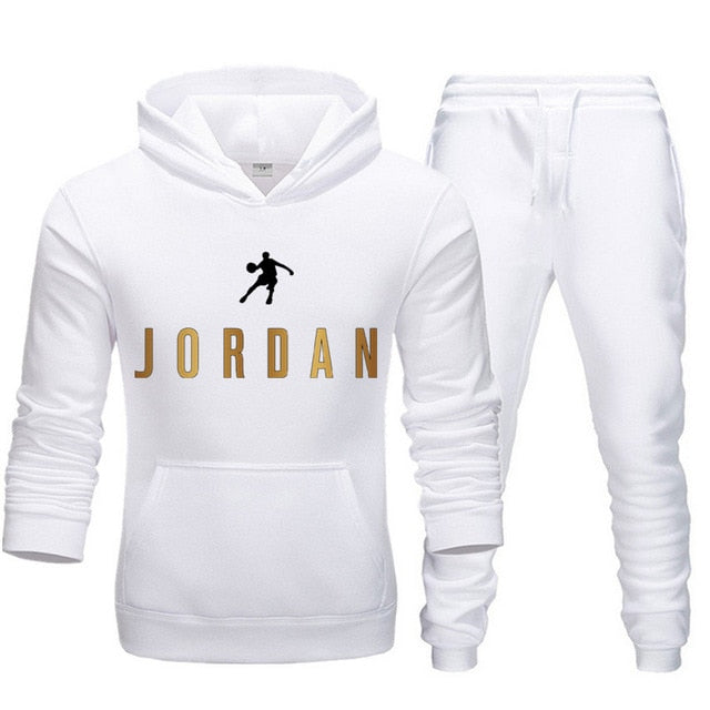 Tracksuit Hoodie Two Pieces + Pants Sports