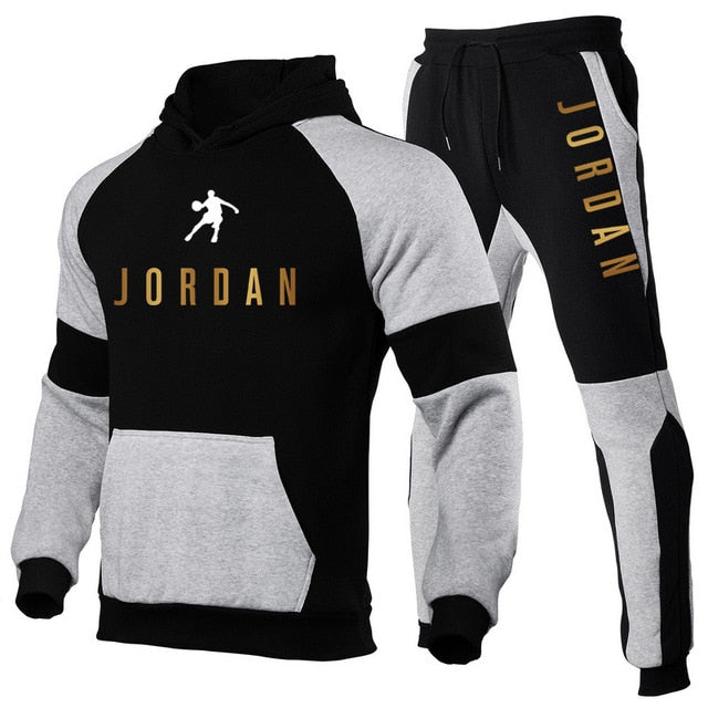 Tracksuit Hoodie Two Pieces + Pants Sports
