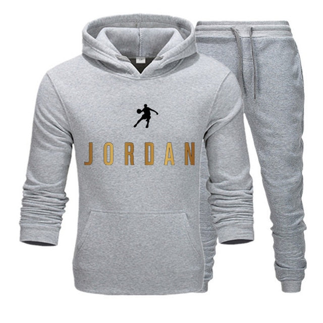 Tracksuit Hoodie Two Pieces + Pants Sports