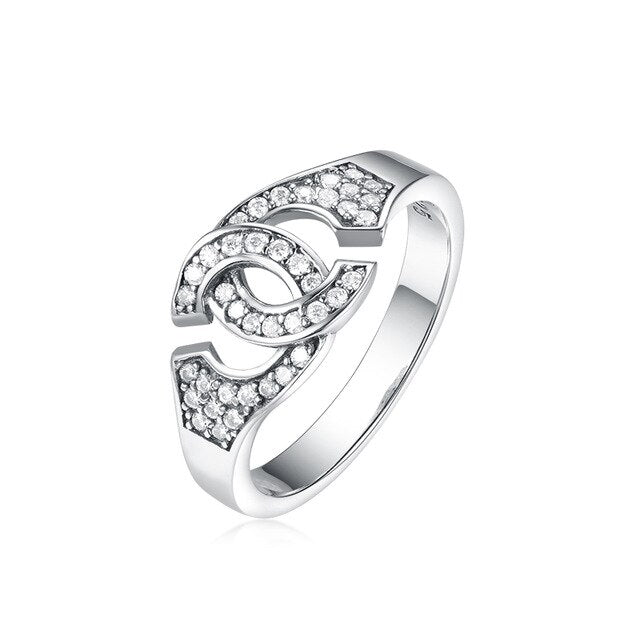 100% Sterling Silver Handcuff Ring