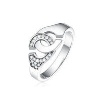 100% Sterling Silver Handcuff Ring