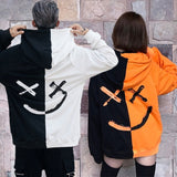 Smile Hoodies Hip Hop Oversized Sweatshirts