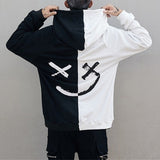 Smile Hoodies Hip Hop Oversized Sweatshirts