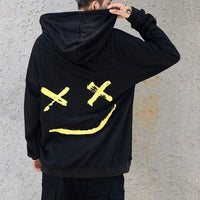 Smile Hoodies Hip Hop Oversized Sweatshirts