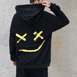Smile Hoodies Hip Hop Oversized Sweatshirts
