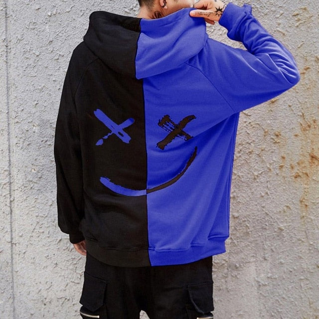Smile Hoodies Hip Hop Oversized Sweatshirts