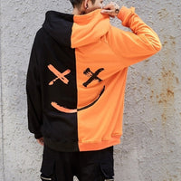 Smile Hoodies Hip Hop Oversized Sweatshirts