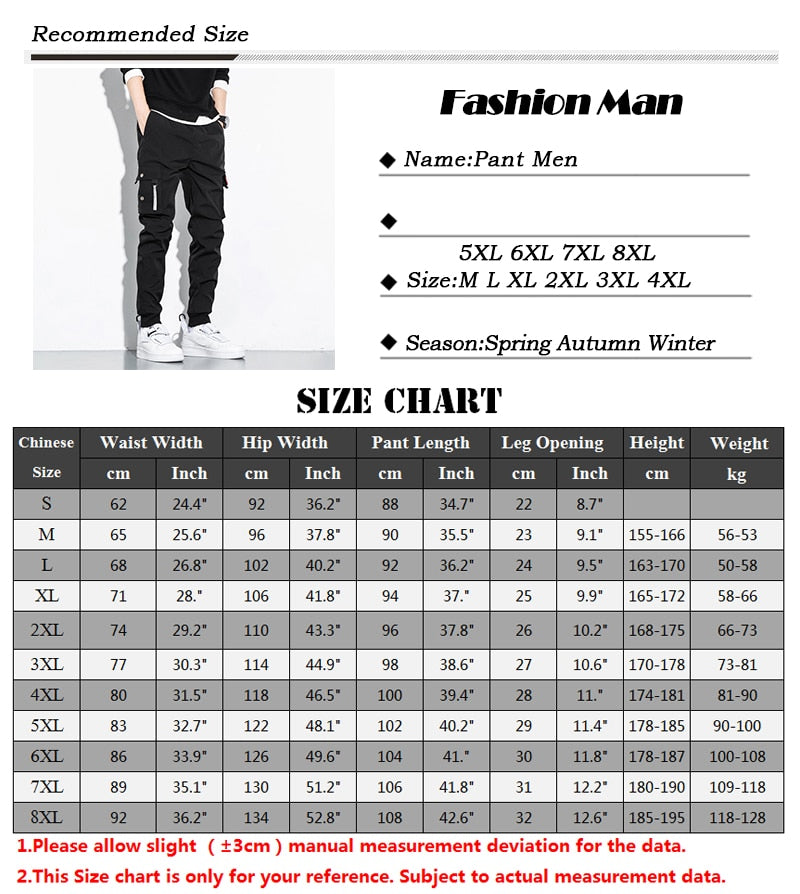 Streetwear Multi Pocket Joggers