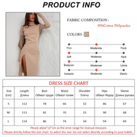 High Split Knit Turtleneck Fashion
