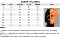 Smile Hoodies Hip Hop Oversized Sweatshirts