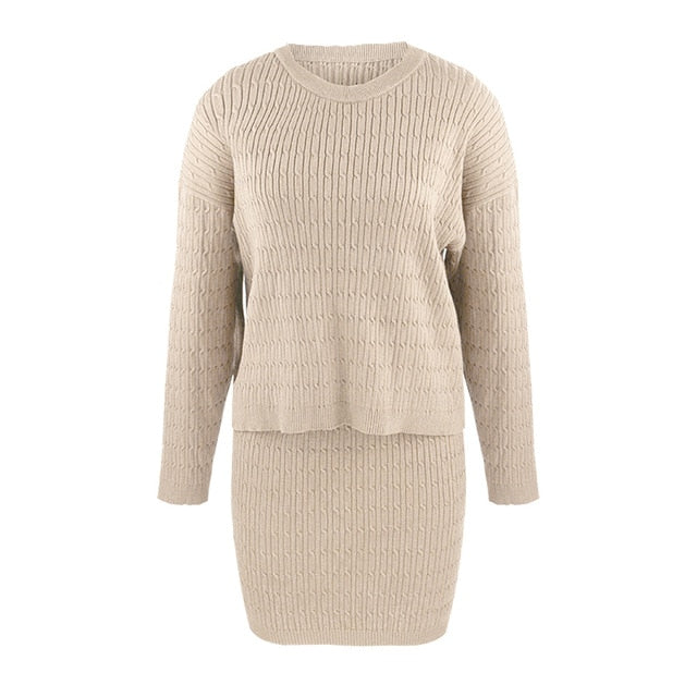 Two-piece Dress Casual Sweater