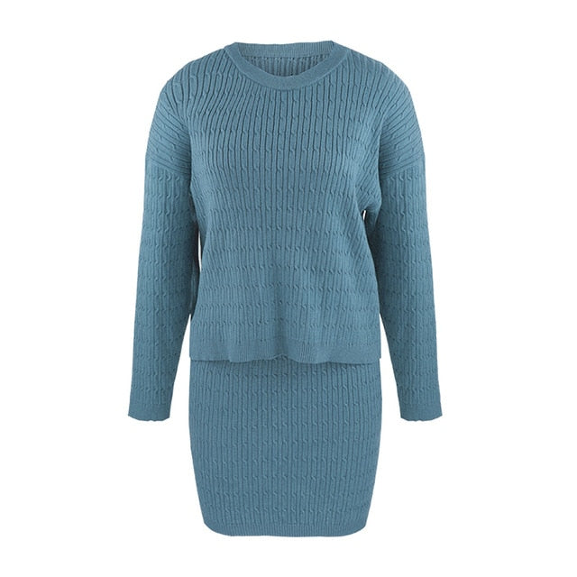 Two-piece Dress Casual Sweater