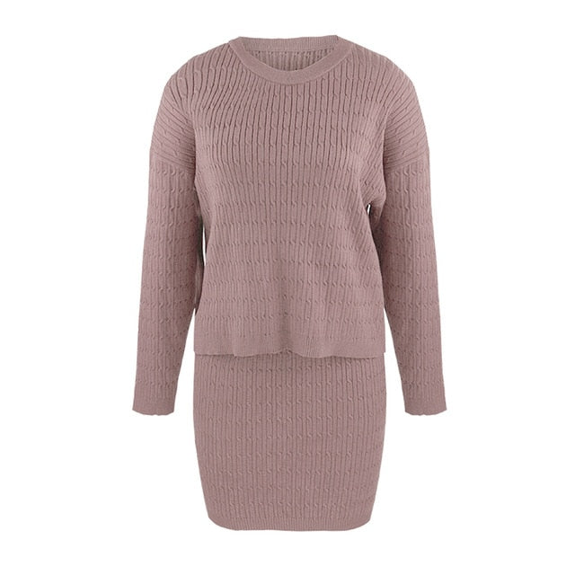 Two-piece Dress Casual Sweater