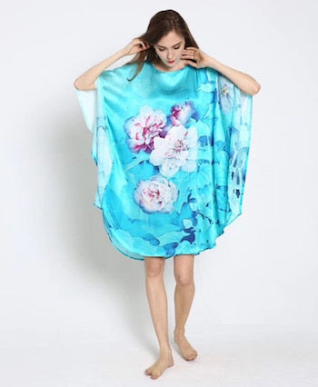 100% Silk Satin Dress Natural Mulberry